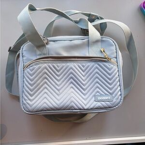 Light Blue breast pump cooler bag